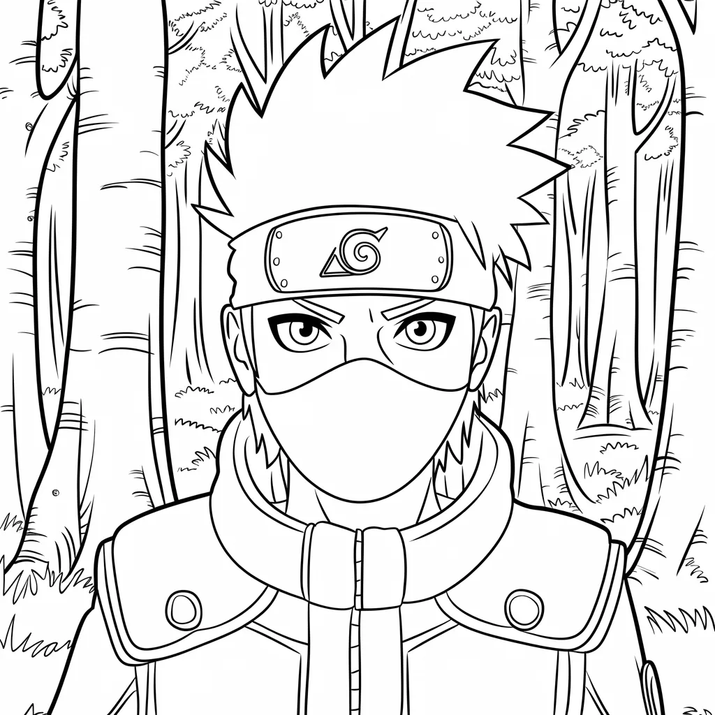 Gambar Mewarnai Kakashi: Mengasah Kreativitas Anak dengan Karakter Favorit 17 gambar mewarnai kakashi 16