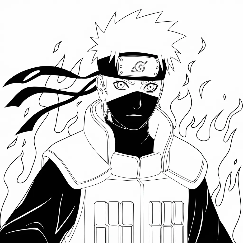 Gambar Mewarnai Kakashi: Mengasah Kreativitas Anak dengan Karakter Favorit 30 gambar mewarnai kakashi 29