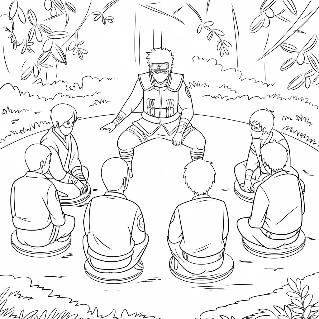 Gambar Mewarnai Kakashi: Mengasah Kreativitas Anak dengan Karakter Favorit 16 gambar mewarnai kakashi 15