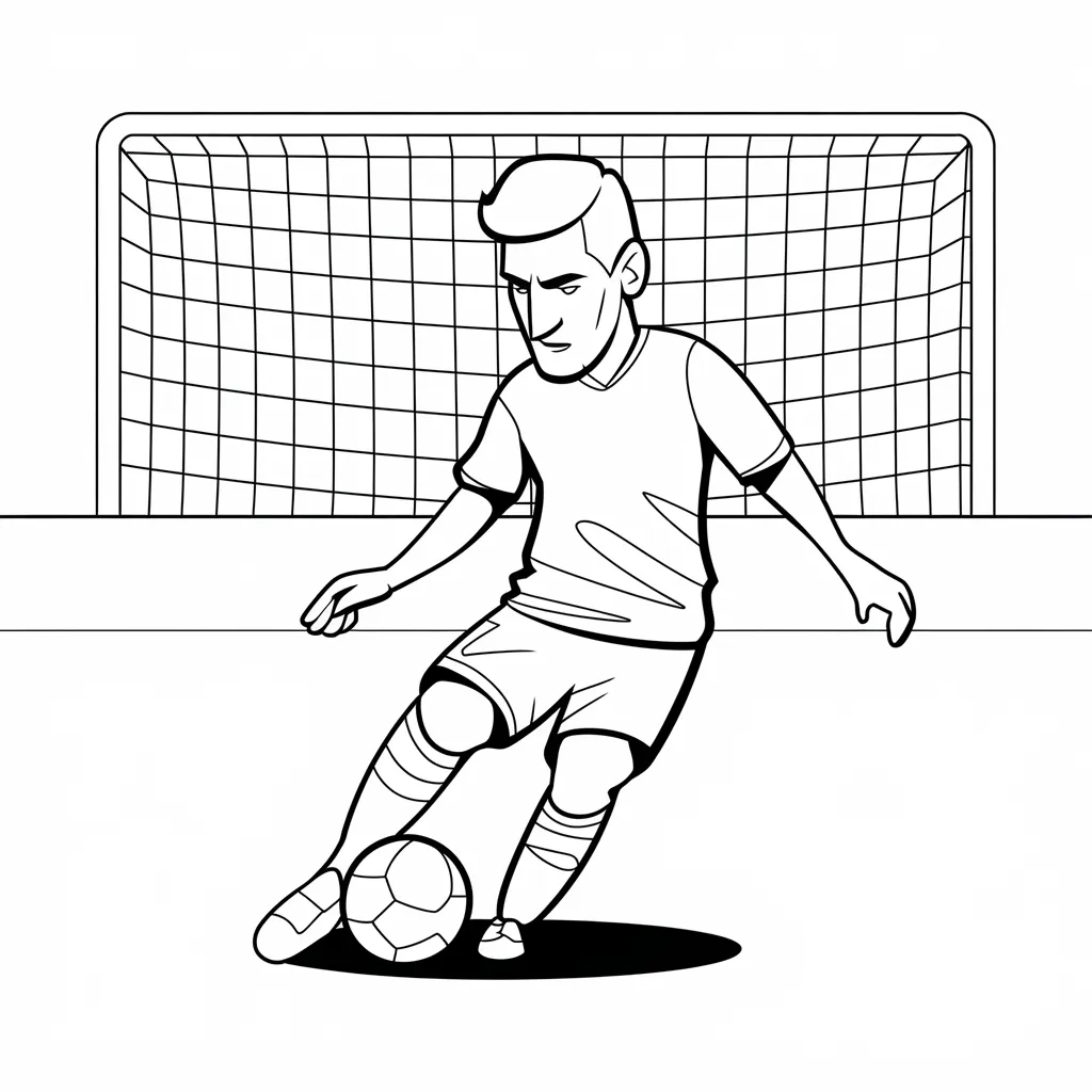 30 Gambar Mewarnai Messi untuk Diwarnai 22 gambar mewarnai messi 21
