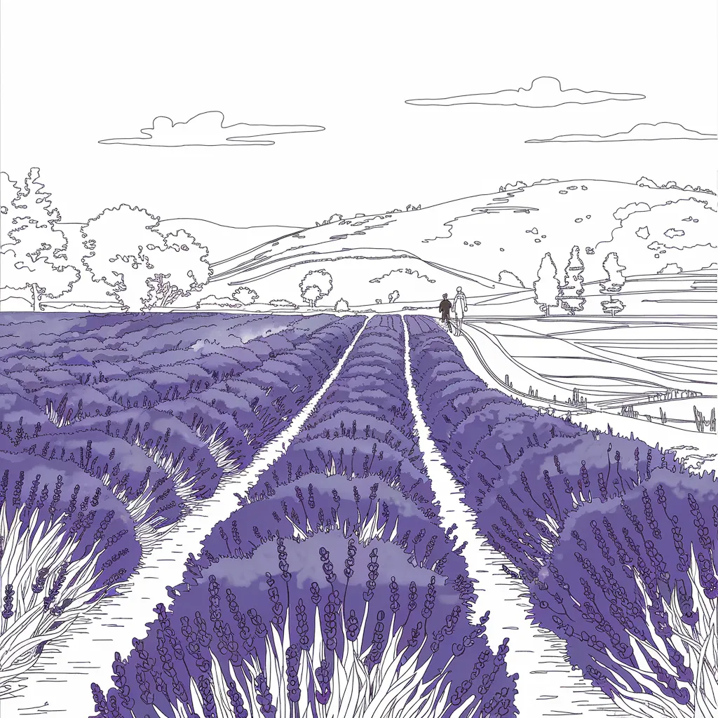 30 Gambar Pemandangan Alam Belum Diwarnai untuk Diwarnai 17 Gambar Pemandangan Alam Belum Diwarnai 16