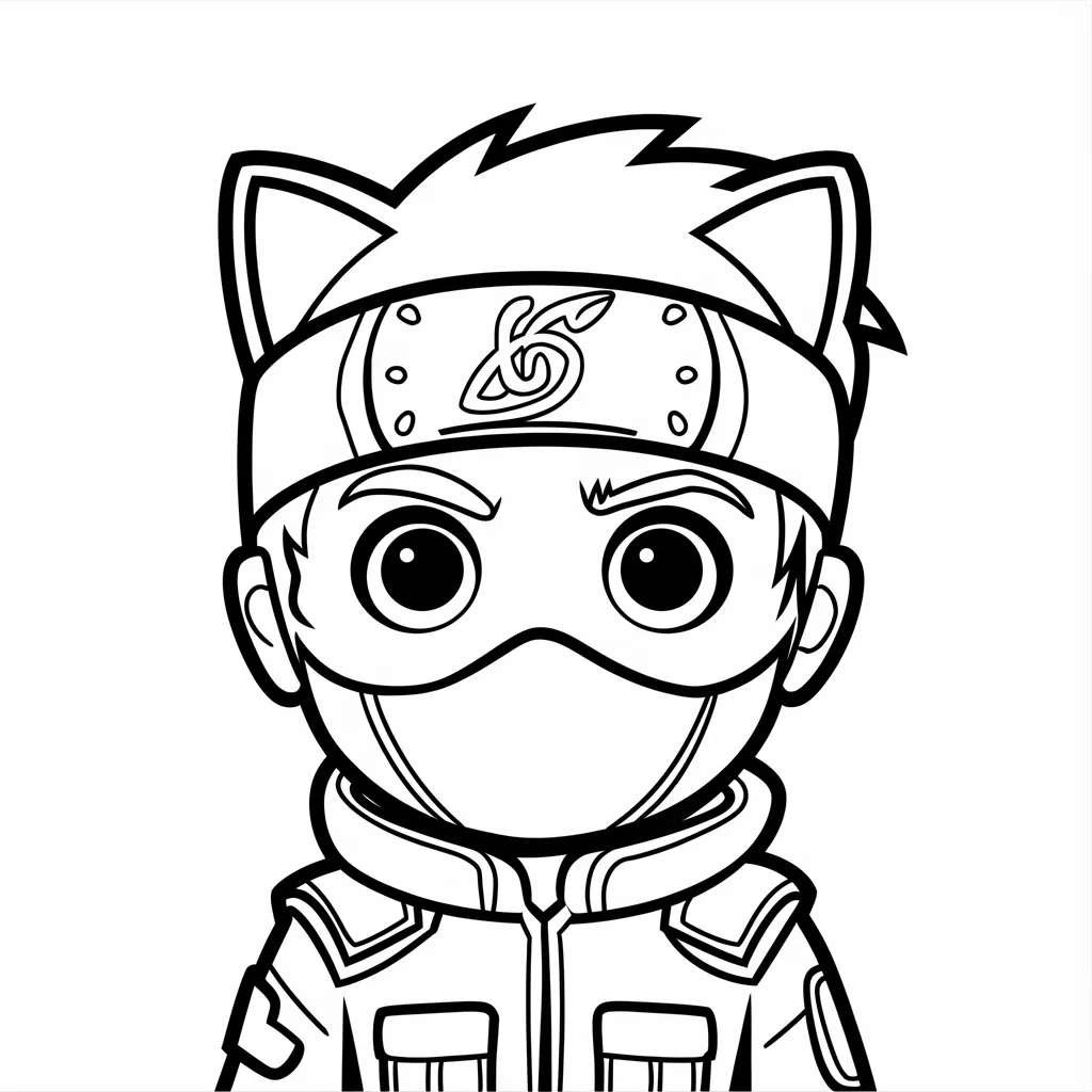 Gambar Mewarnai Kakashi: Mengasah Kreativitas Anak dengan Karakter Favorit 19 gambar mewarnai kakashi 18