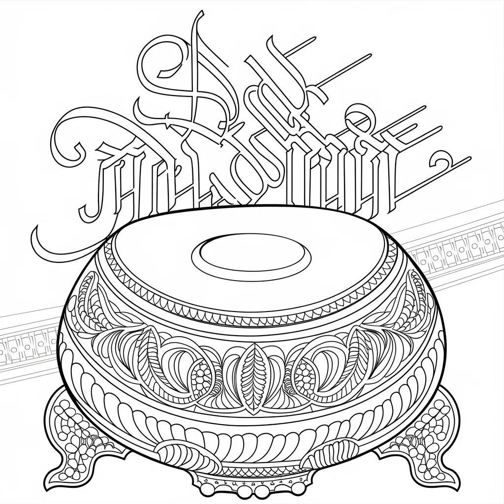 Mewarnai Gambar Kentongan Hitam Putih 22 mewarnai gambar kentongan hitam putih 21