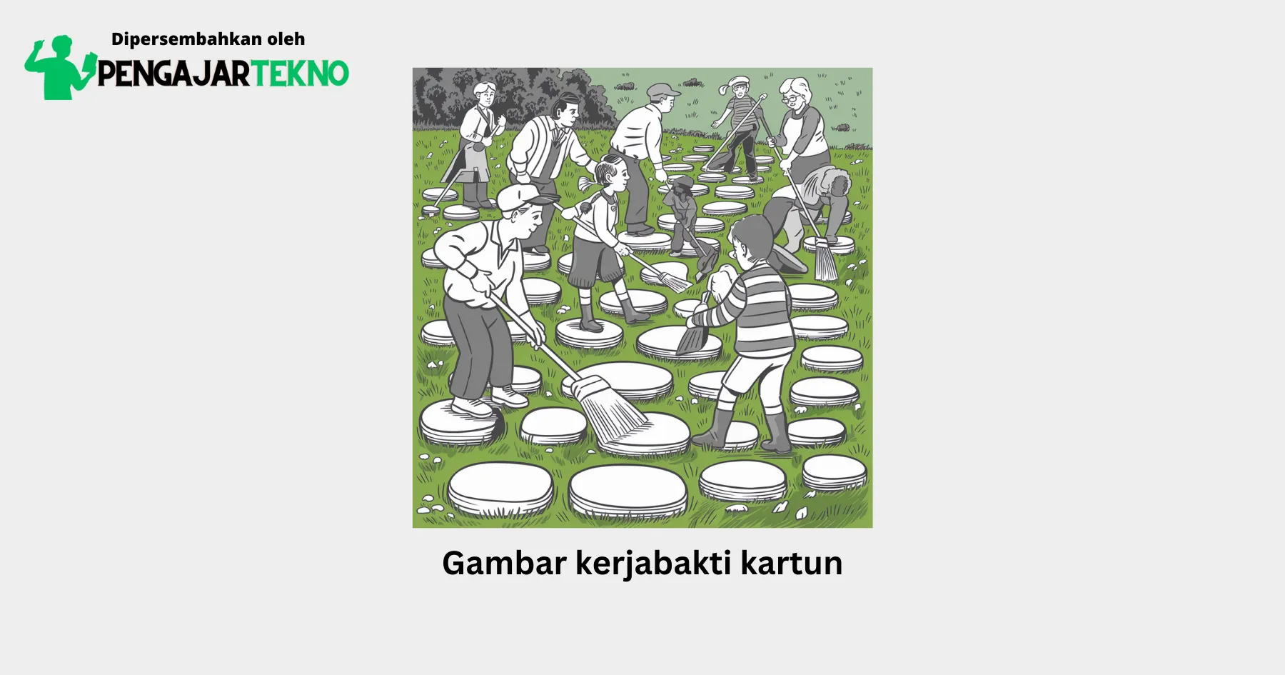 gambar kerjabakti kartun
