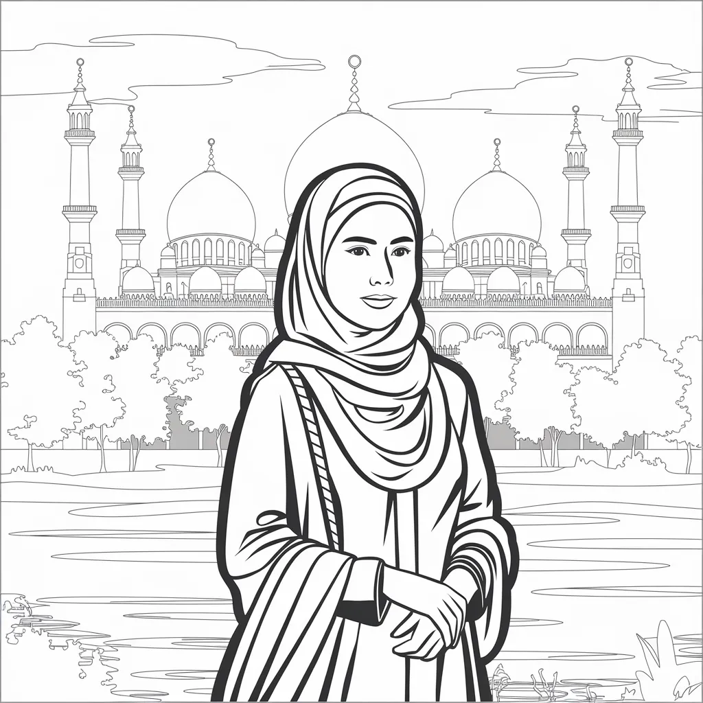 Kartun Muslimah Gambar Profil WA Islami Sederhana, Anggun, dan Penuh Makna 13 kartun muslimah gambar profil wa islami 12