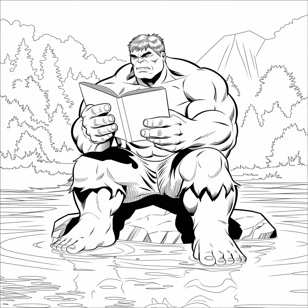 gambar hulk mewarnai 29