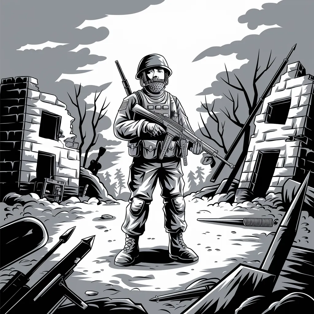 Gambar TNI Keren Kartun Inspirasi Karakter Militer yang Modern dan Berwibawa 5 gambar tni keren kartun 4