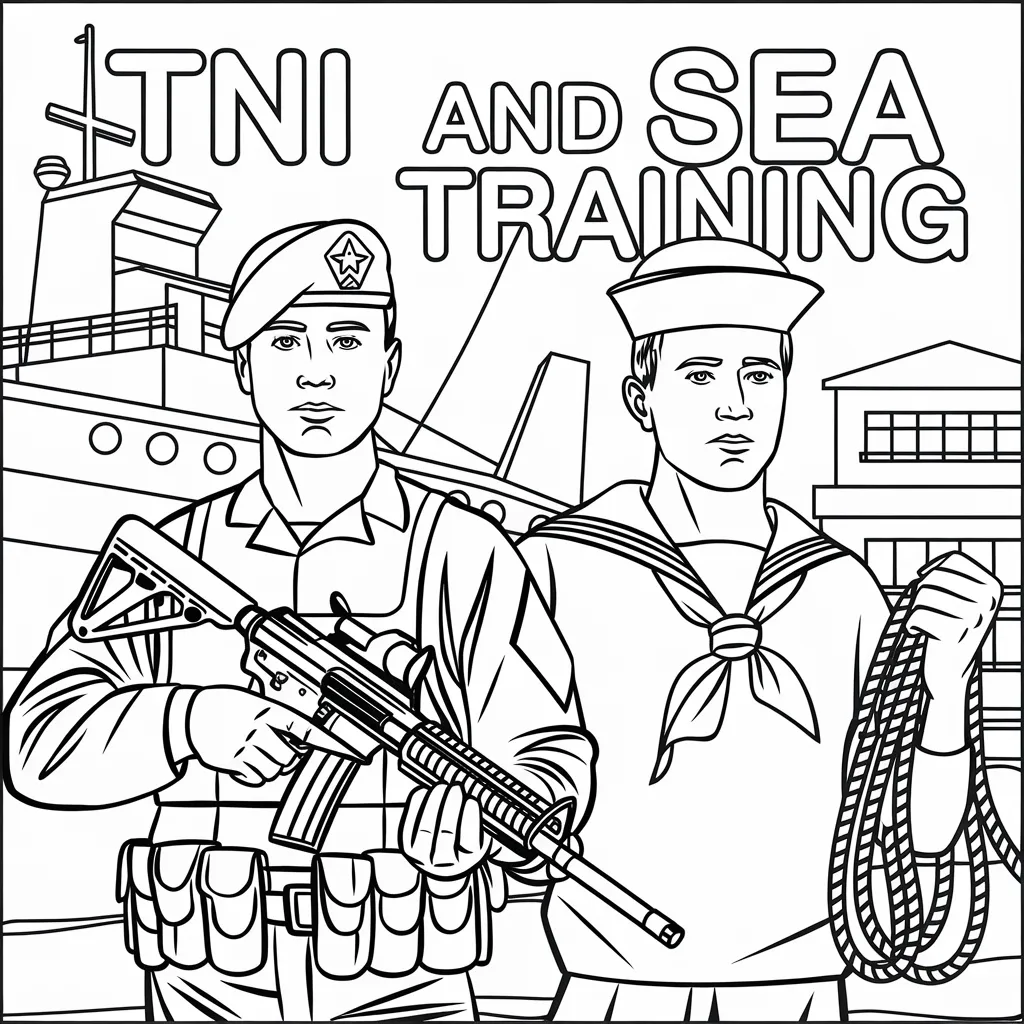 Gambar TNI Keren Kartun Inspirasi Karakter Militer yang Modern dan Berwibawa 15 gambar tni keren kartun 14