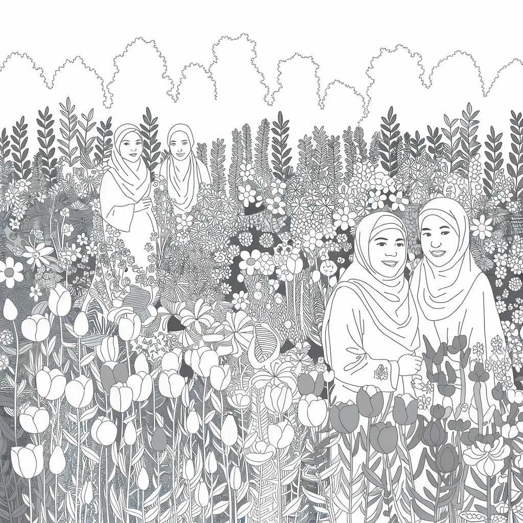 Kartun Muslimah Gambar Profil WA Islami Sederhana, Anggun, dan Penuh Makna 6 kartun muslimah gambar profil wa islami 5