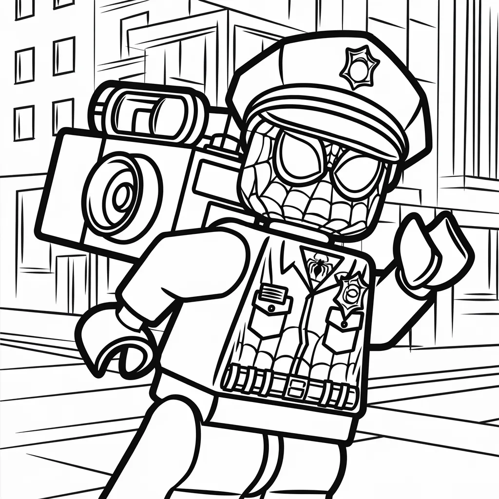 Gambar Mewarnai LEGO Spiderman: Aktivitas Kreatif dan Menyenangkan untuk Anak-Anak 7 gambar mewarnai lego spiderman 6