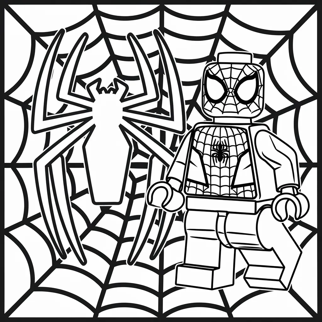 Gambar Mewarnai LEGO Spiderman: Aktivitas Kreatif dan Menyenangkan untuk Anak-Anak 9 gambar mewarnai lego spiderman 8