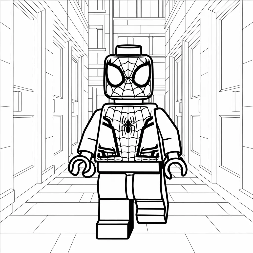 Gambar Mewarnai LEGO Spiderman: Aktivitas Kreatif dan Menyenangkan untuk Anak-Anak 18 gambar mewarnai lego spiderman 17