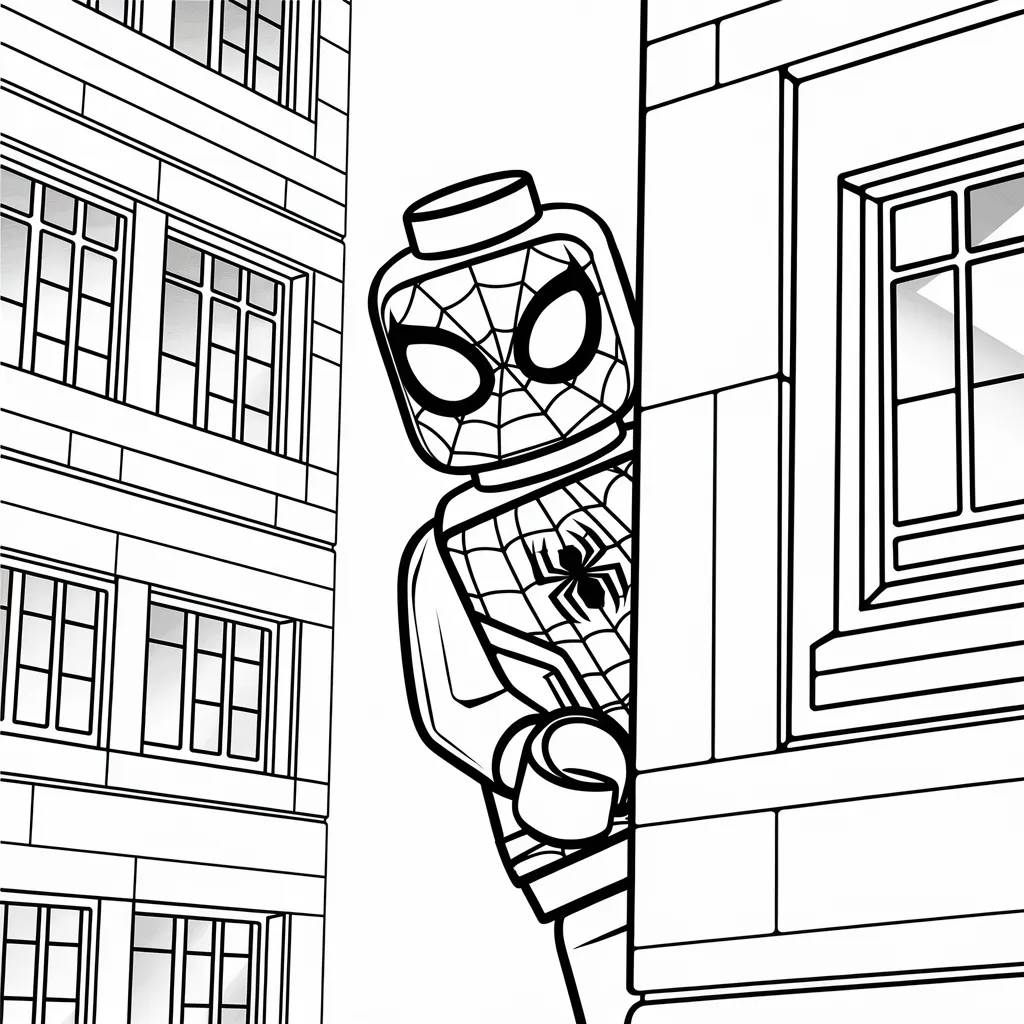 Gambar Mewarnai LEGO Spiderman: Aktivitas Kreatif dan Menyenangkan untuk Anak-Anak 13 gambar mewarnai lego spiderman 12