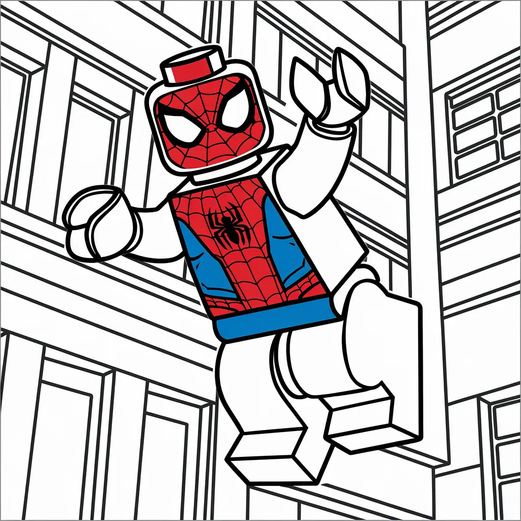 Gambar Mewarnai LEGO Spiderman: Aktivitas Kreatif dan Menyenangkan untuk Anak-Anak 19 gambar mewarnai lego spiderman 18