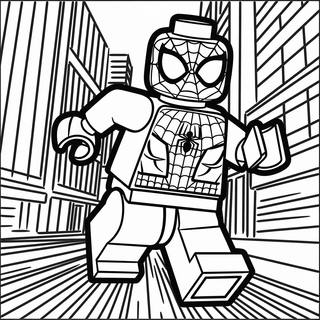 Gambar Mewarnai LEGO Spiderman: Aktivitas Kreatif dan Menyenangkan untuk Anak-Anak 12 gambar mewarnai lego spiderman 11