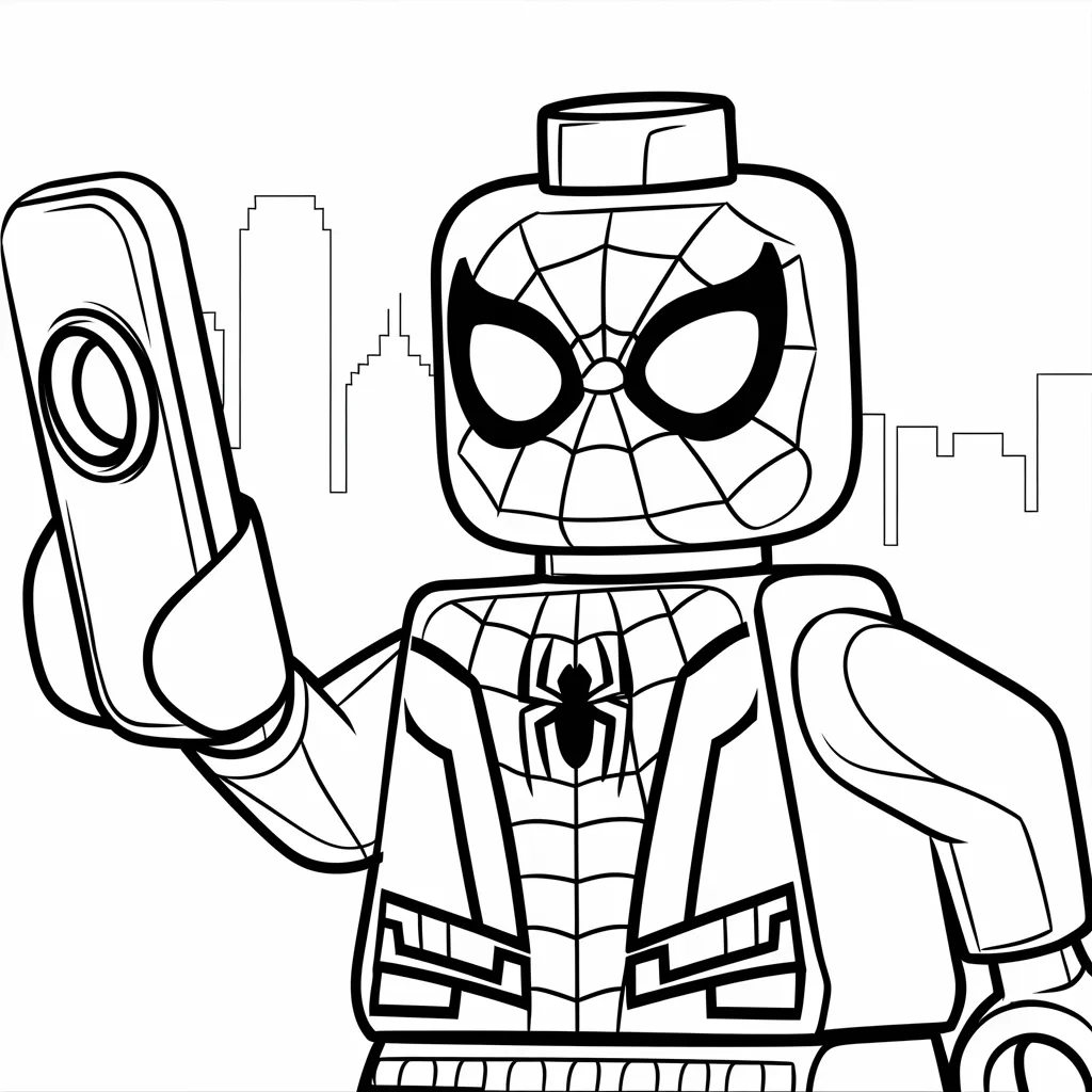 Gambar Mewarnai LEGO Spiderman: Aktivitas Kreatif dan Menyenangkan untuk Anak-Anak 14 gambar mewarnai lego spiderman 13