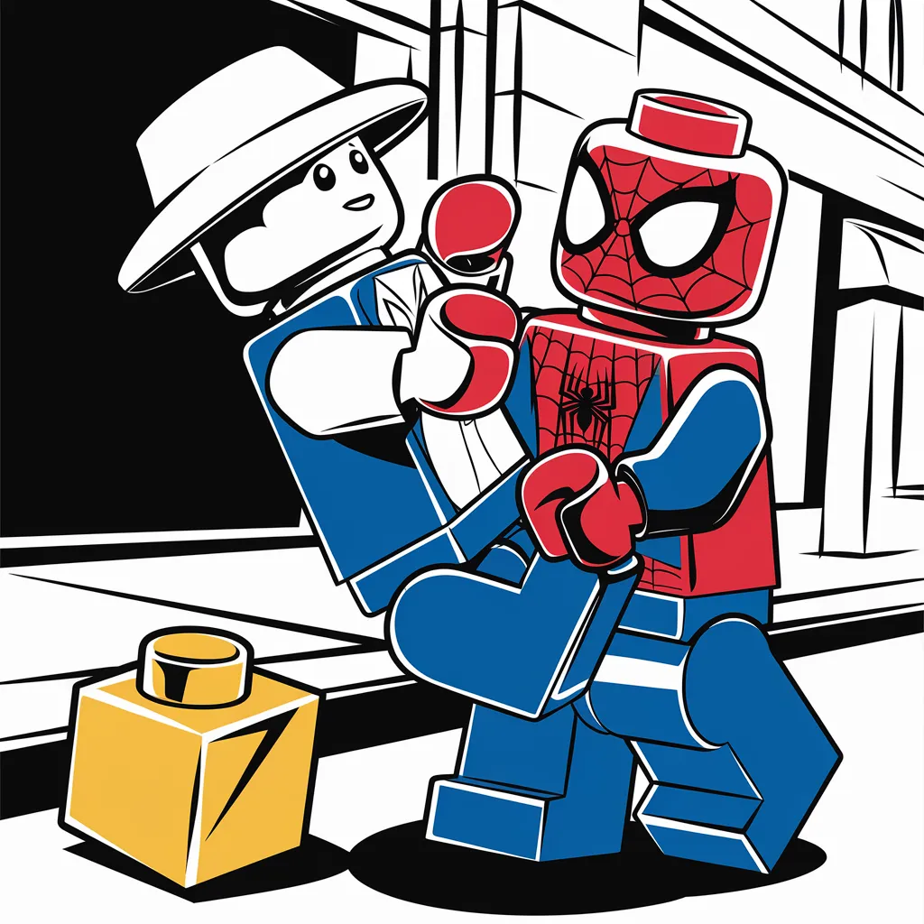 Gambar Mewarnai LEGO Spiderman: Aktivitas Kreatif dan Menyenangkan untuk Anak-Anak 25 gambar mewarnai lego spiderman 24