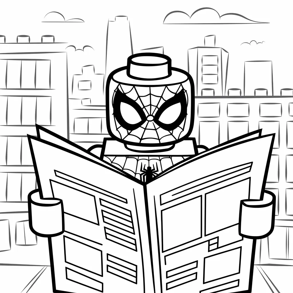 Gambar Mewarnai LEGO Spiderman: Aktivitas Kreatif dan Menyenangkan untuk Anak-Anak 20 gambar mewarnai lego spiderman 19