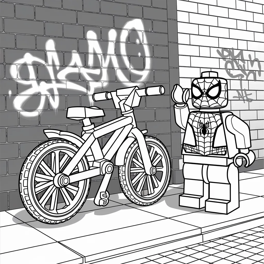 Gambar Mewarnai LEGO Spiderman: Aktivitas Kreatif dan Menyenangkan untuk Anak-Anak 21 gambar mewarnai lego spiderman 20