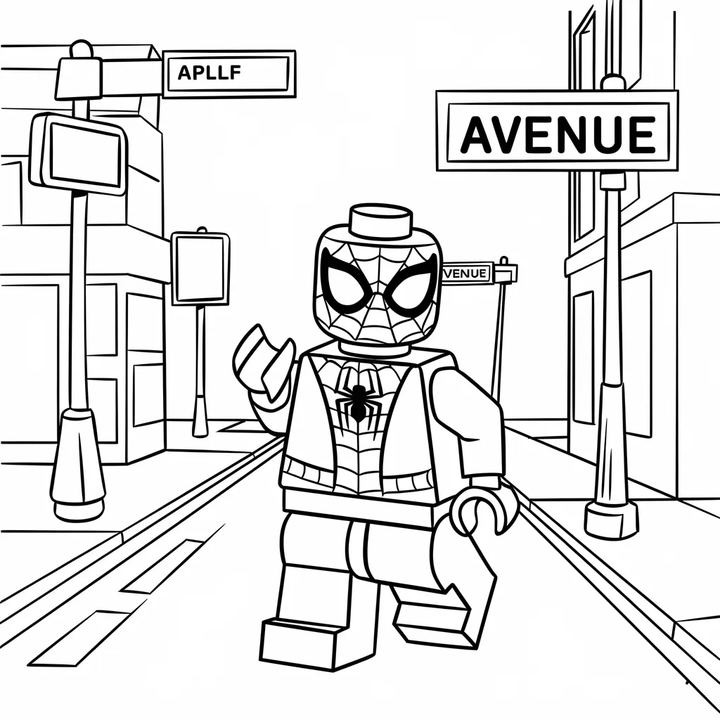 Gambar Mewarnai LEGO Spiderman: Aktivitas Kreatif dan Menyenangkan untuk Anak-Anak 15 gambar mewarnai lego spiderman 14