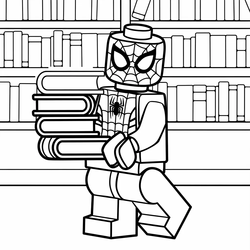 Gambar Mewarnai LEGO Spiderman: Aktivitas Kreatif dan Menyenangkan untuk Anak-Anak 26 gambar mewarnai lego spiderman 25