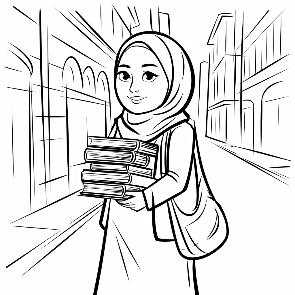 Kartun Muslimah Gambar Profil WA Islami Sederhana, Anggun, dan Penuh Makna 11 kartun muslimah gambar profil wa islami 10