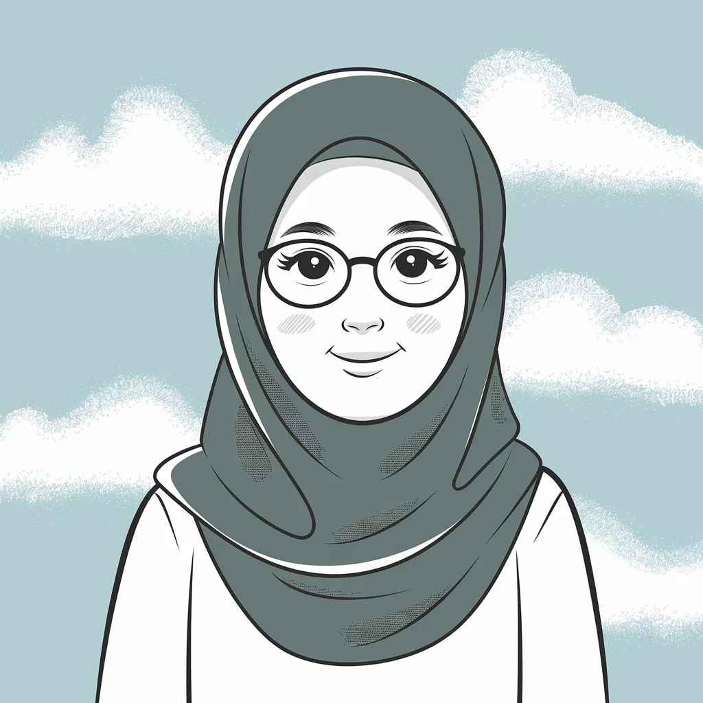 Kartun Muslimah Gambar Profil WA Islami Sederhana, Anggun, dan Penuh Makna 2 kartun muslimah gambar profil wa islami 1