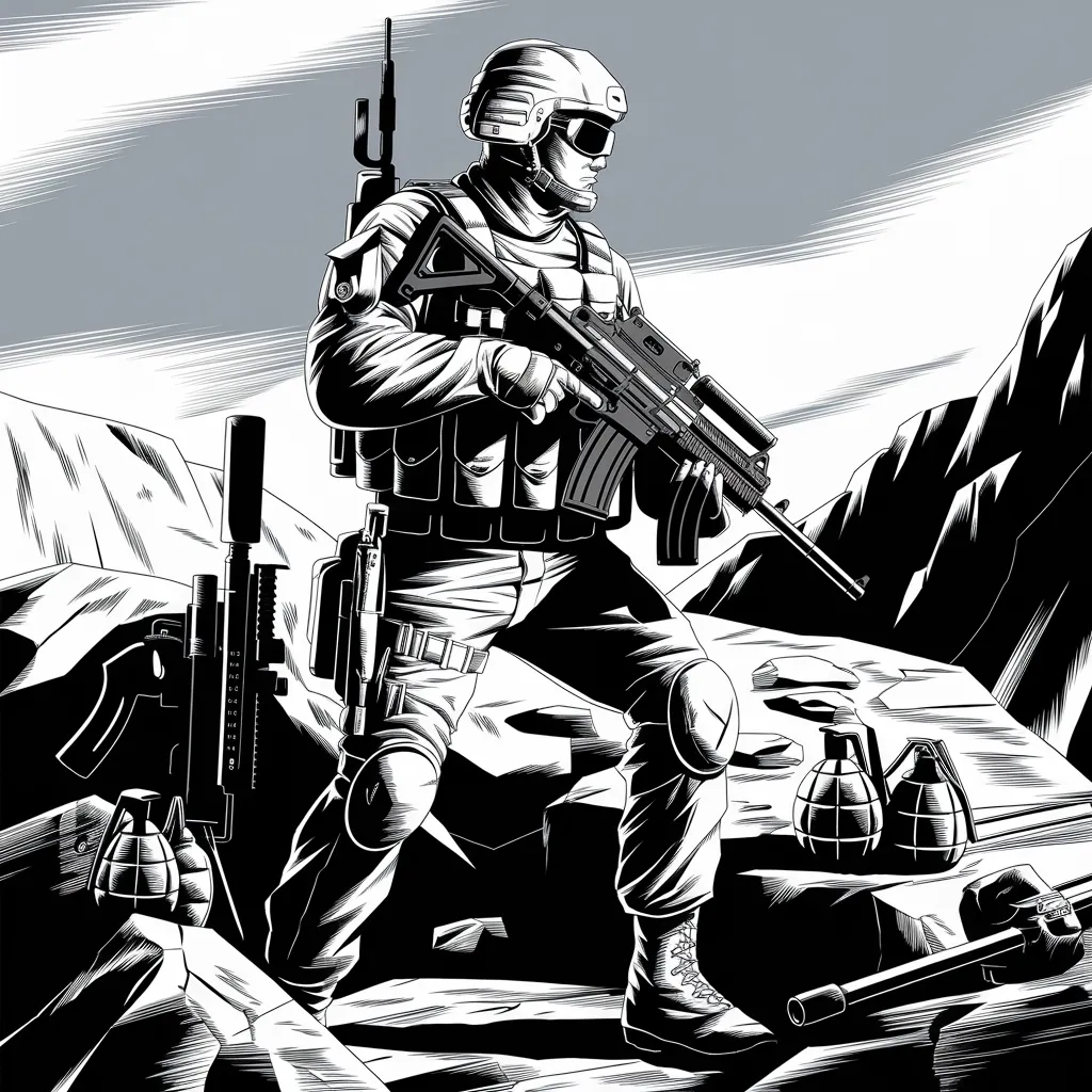 Gambar TNI Keren Kartun Inspirasi Karakter Militer yang Modern dan Berwibawa 2 gambar tni keren kartun 1