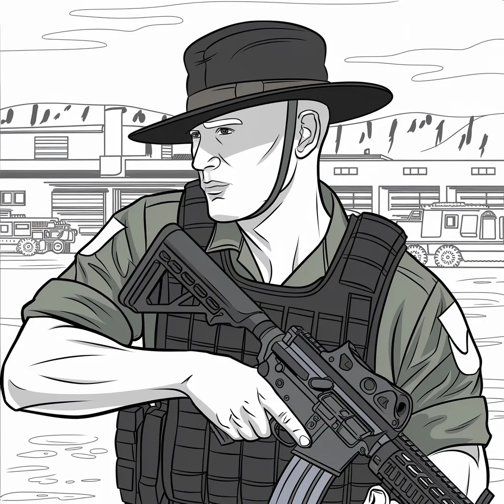 Gambar TNI Keren Kartun Inspirasi Karakter Militer yang Modern dan Berwibawa 7 gambar tni keren kartun 6