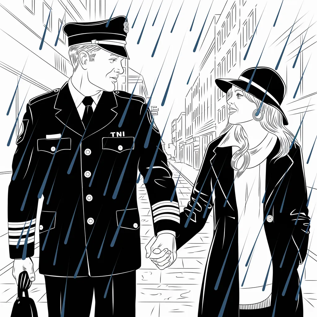 Gambar Kartun TNI dan Persit Harmoni Kehidupan Militer dan Keluarga dalam Goresan Sederhana 17 gambar kartun TNI dan Persit 16