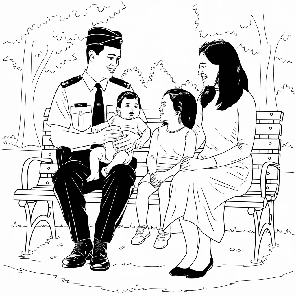 Gambar Kartun TNI dan Persit Harmoni Kehidupan Militer dan Keluarga dalam Goresan Sederhana 6 gambar kartun TNI dan Persit 5