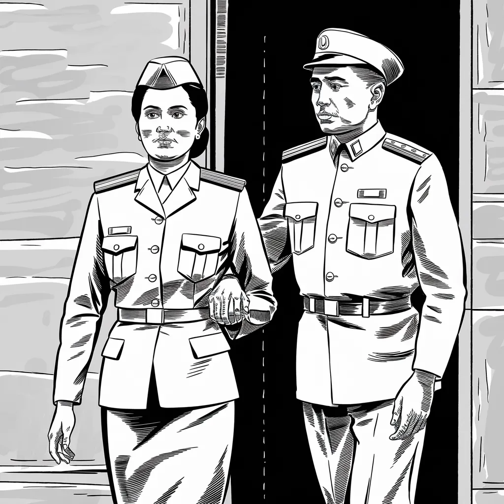 Gambar Kartun TNI dan Persit Harmoni Kehidupan Militer dan Keluarga dalam Goresan Sederhana 12 gambar kartun TNI dan Persit 11