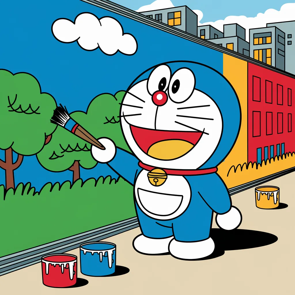 gambar grafiti kartun doraemon 7 gambar grafiti kartun doraemon 6