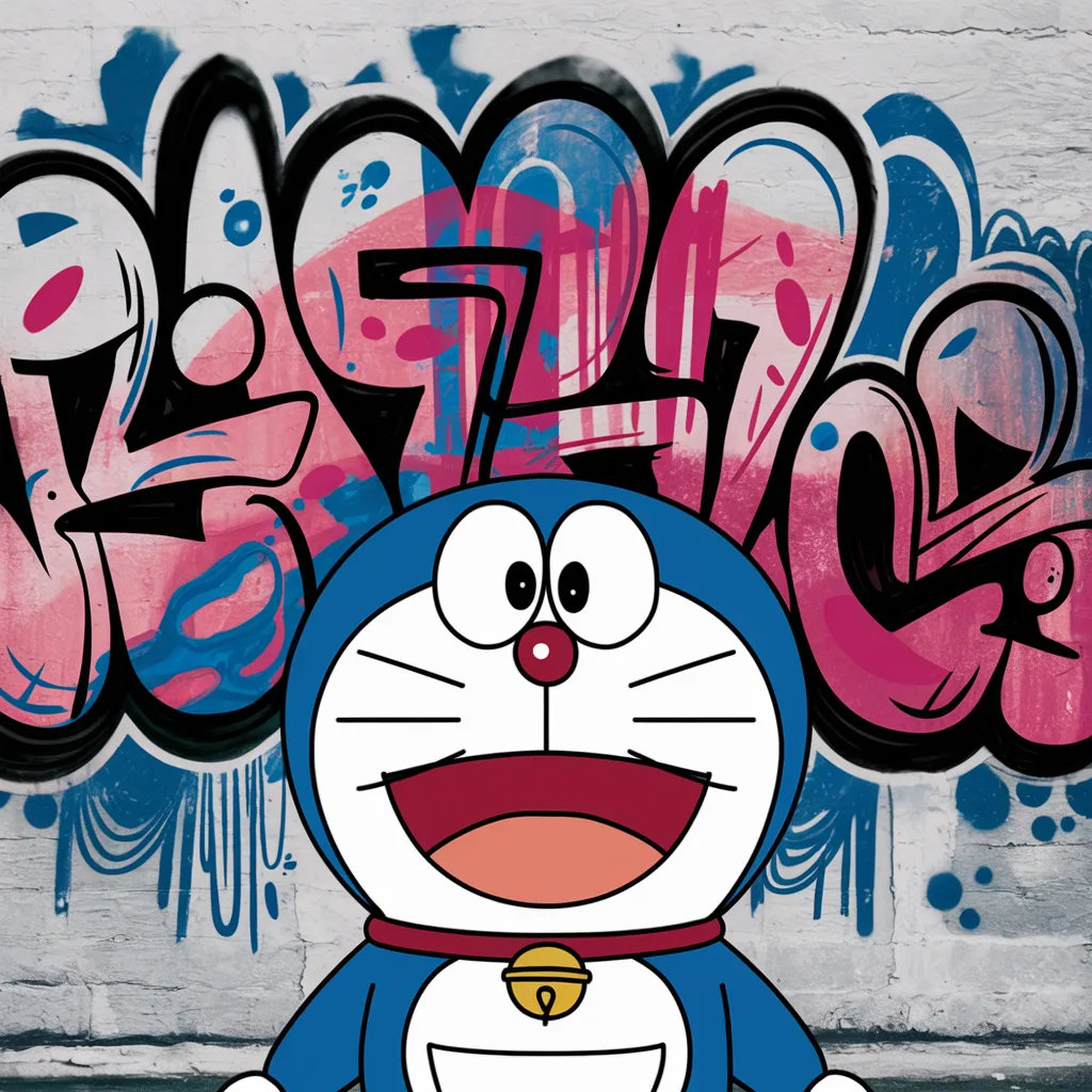 gambar grafiti kartun doraemon 17 gambar grafiti kartun doraemon 16
