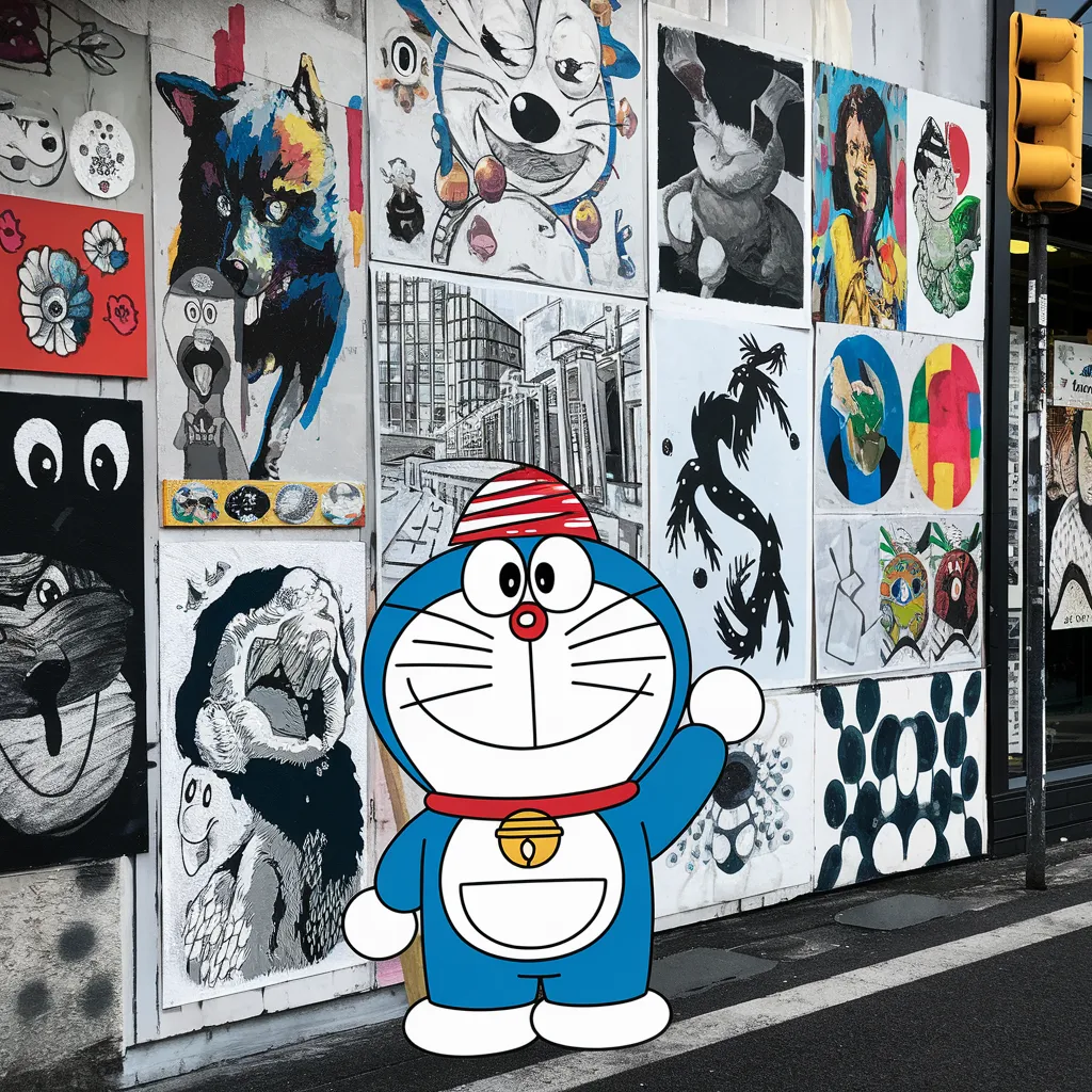 gambar grafiti kartun doraemon 18 gambar grafiti kartun doraemon 17