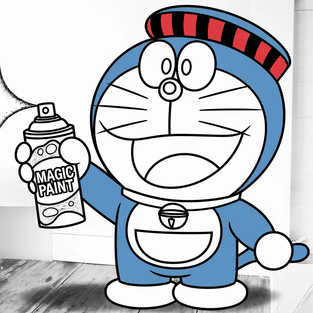 gambar grafiti kartun doraemon 3 gambar grafiti kartun doraemon 2