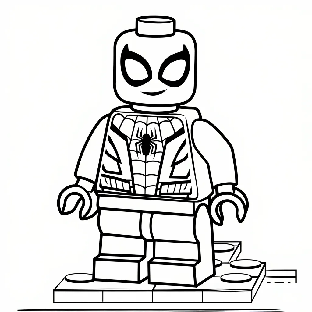 Gambar Mewarnai LEGO Spiderman: Aktivitas Kreatif dan Menyenangkan untuk Anak-Anak 31 gambar mewarnai lego spiderman 30