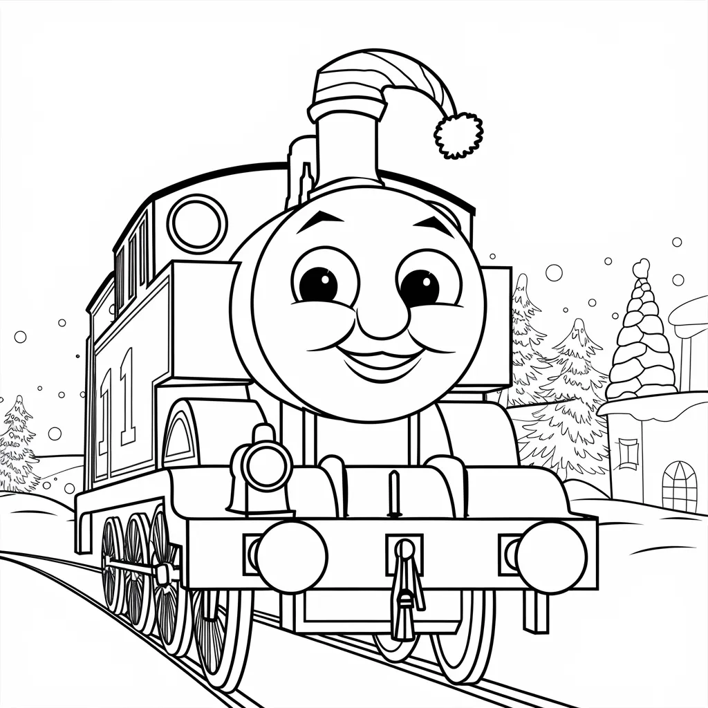 Gambar Kartun Thomas Hitam Putih Petualangan Lokomotif Biru dalam Nuansa Monokrom 24 gambar kartun thomas hitam putih 23