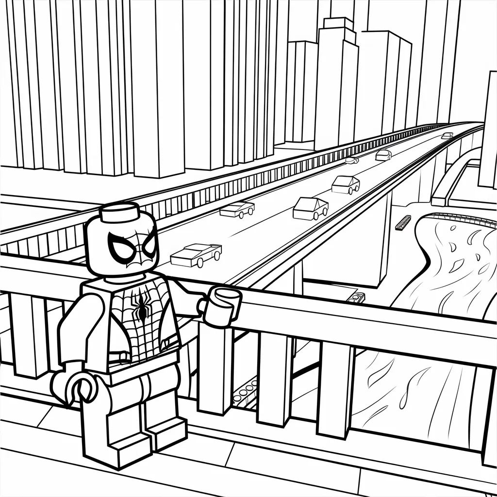 Gambar Mewarnai LEGO Spiderman: Aktivitas Kreatif dan Menyenangkan untuk Anak-Anak 16 gambar mewarnai lego spiderman 15