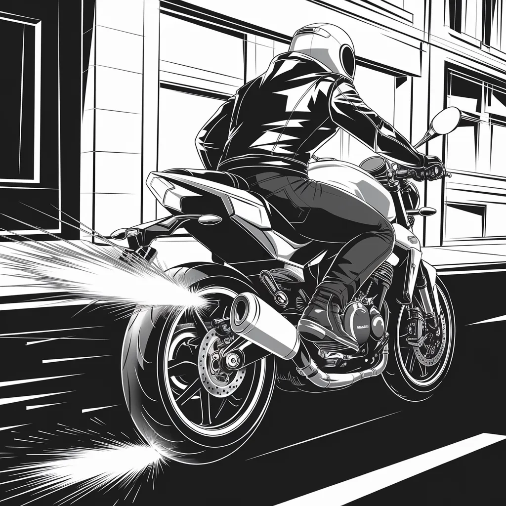 Gambar Kartun Motor Herex Tiger 7 gambar kartun motor herex macan 6