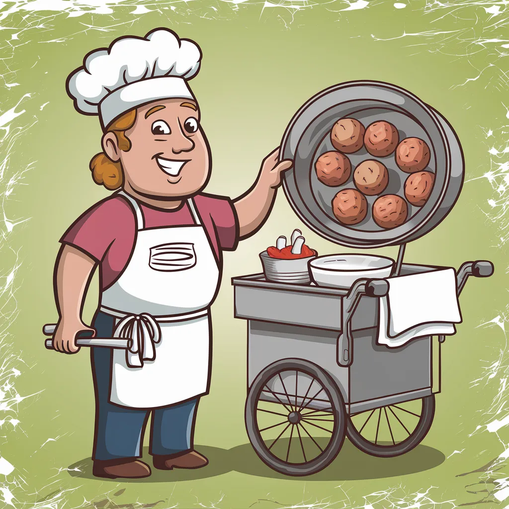 Gambar Tukang Bakso Kartun, Menggambarkan Kehidupan dan Keceriaan di Dunia Kuliner Tradisional 21 gambar tukang bakso kartun 20