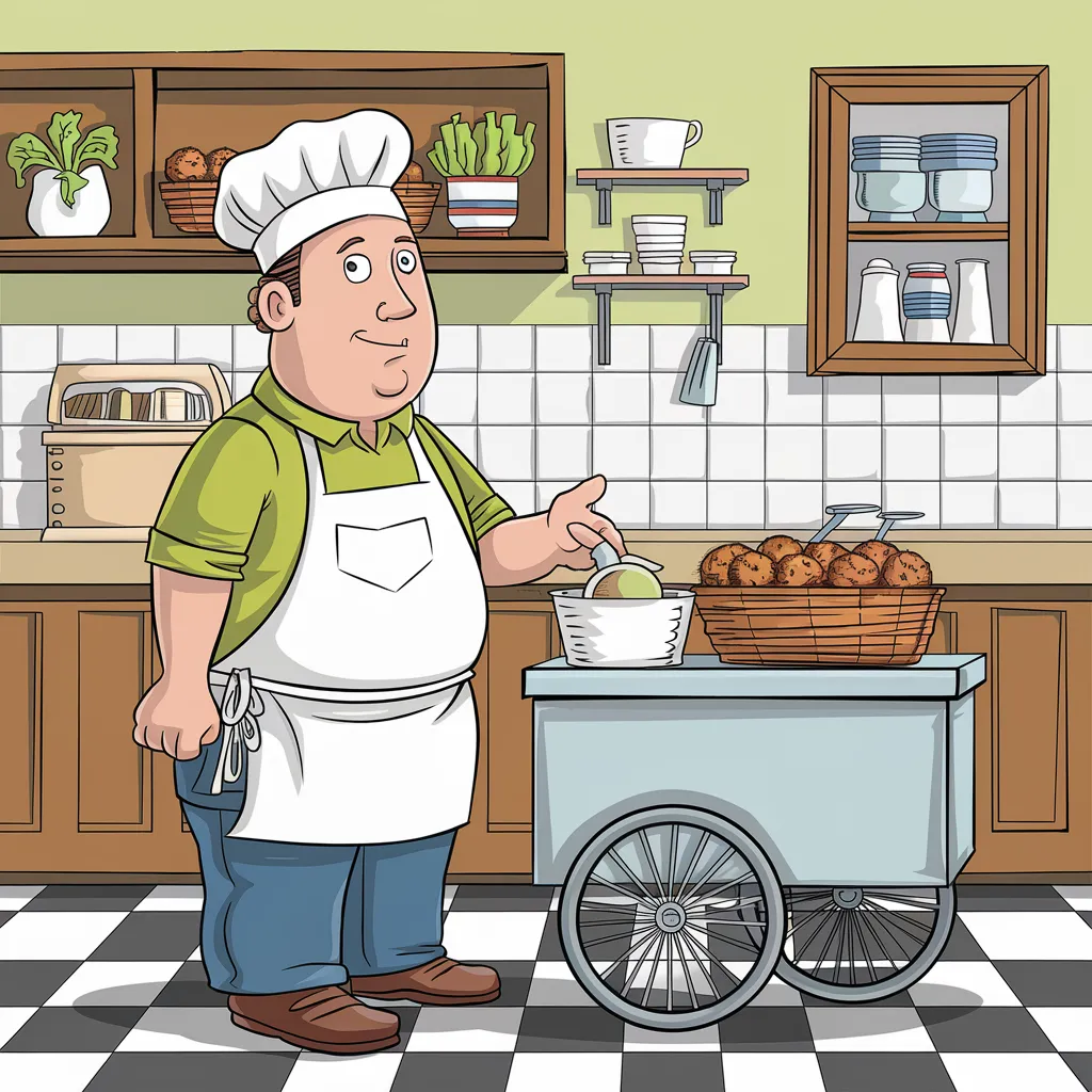 Gambar Tukang Bakso Kartun, Menggambarkan Kehidupan dan Keceriaan di Dunia Kuliner Tradisional 30 gambar tukang bakso kartun 29