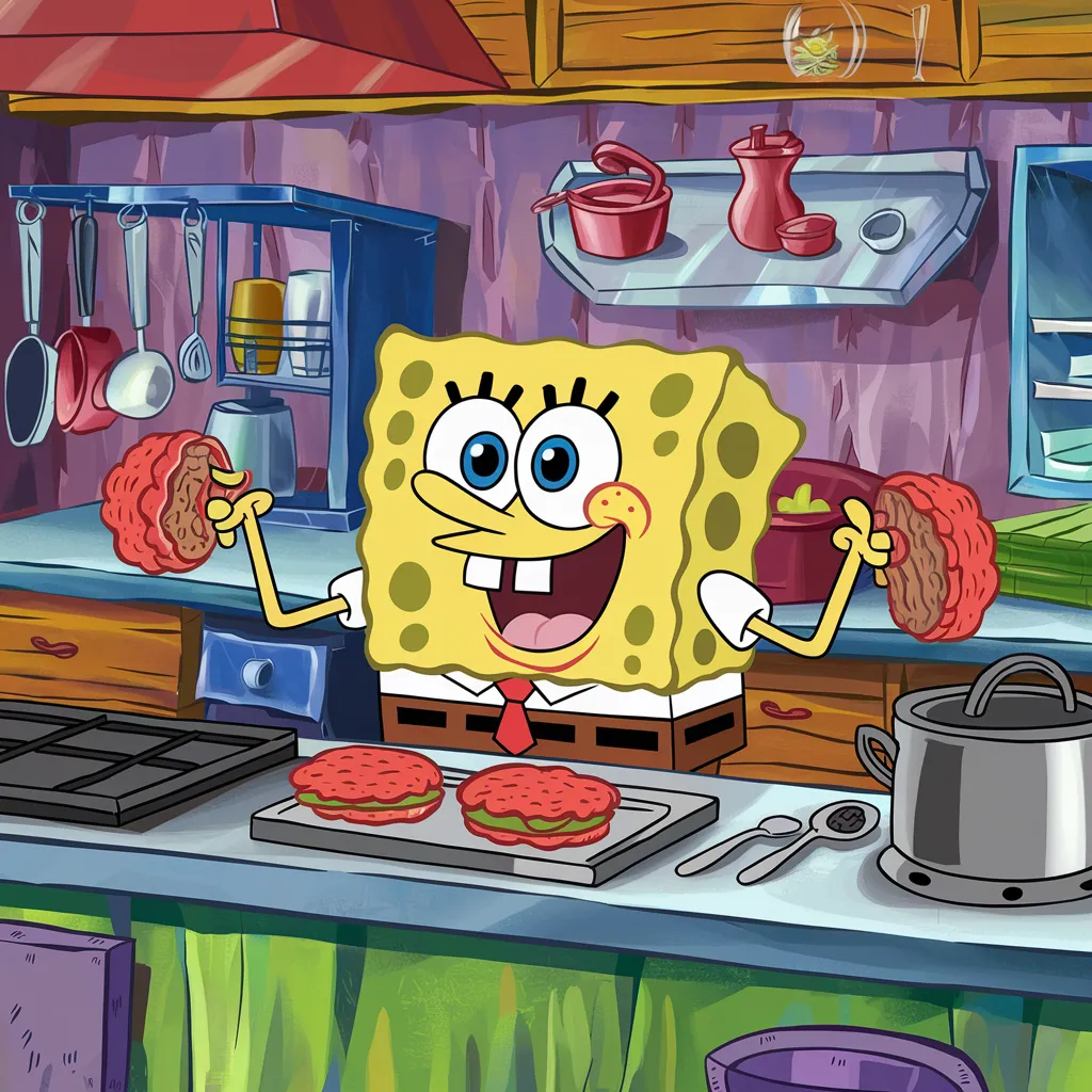 Gambar Spongebob Lucu: Menyelami Dunia Bikini Bottom dengan Keceriaan dan Humor 4 gambar spongebob lucu 3