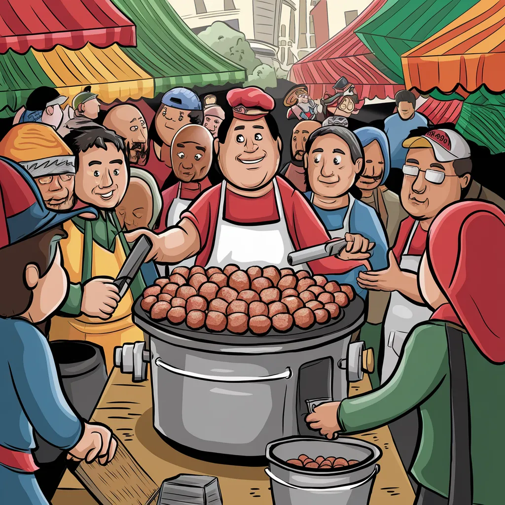 Gambar Tukang Bakso Kartun, Menggambarkan Kehidupan dan Keceriaan di Dunia Kuliner Tradisional 4 gambar tukang bakso kartun 3