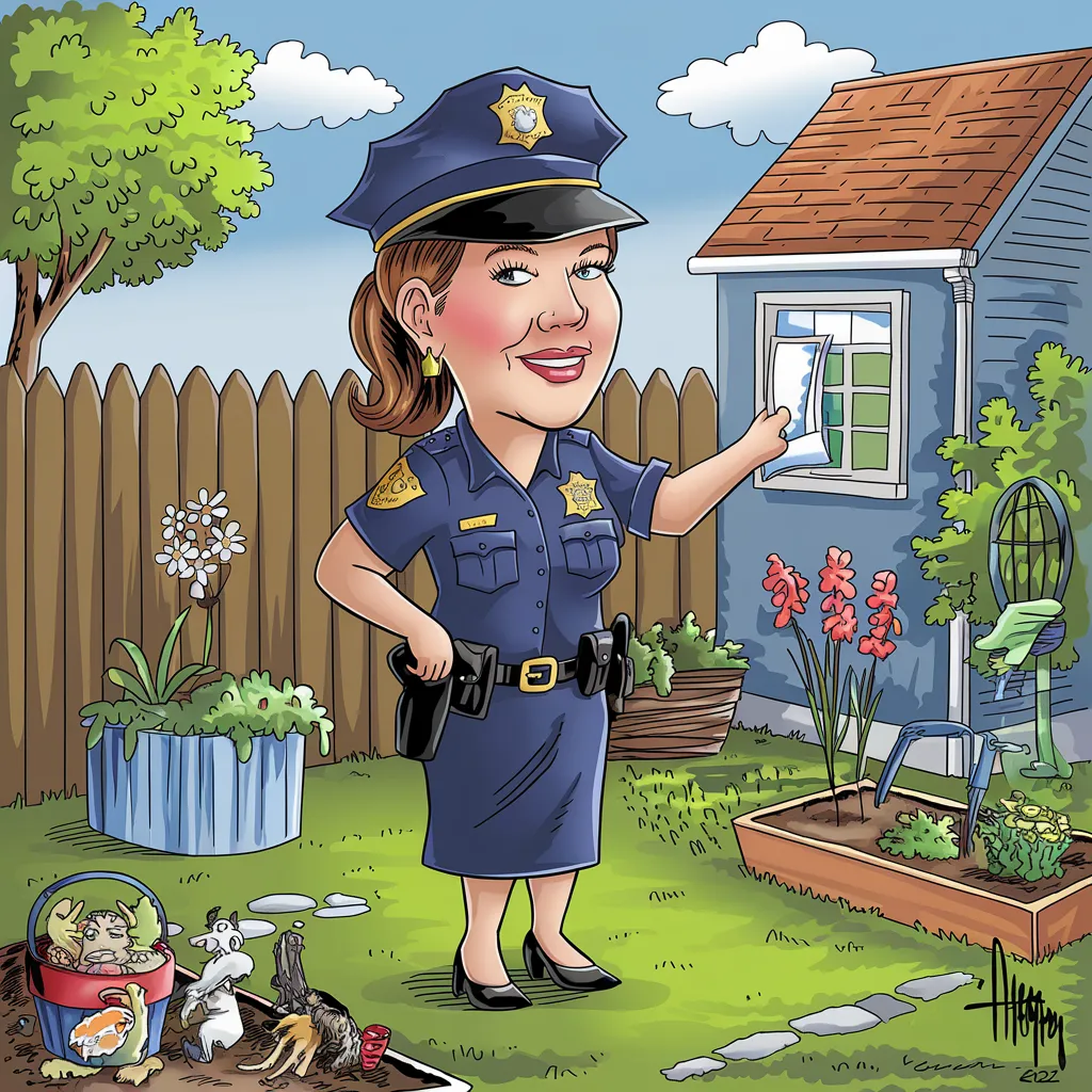 Gambar Kartun Polisi dan Bhayangkari, Menampilkan Kehidupan Sehari-hari yang Penuh Dedikasi dan Kasih Sayang 23 gambar kartun polisi dan bhayangkari 22