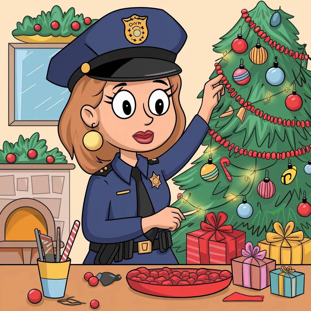 Gambar Kartun Polisi dan Bhayangkari, Menampilkan Kehidupan Sehari-hari yang Penuh Dedikasi dan Kasih Sayang 13 gambar kartun polisi dan bhayangkari 12