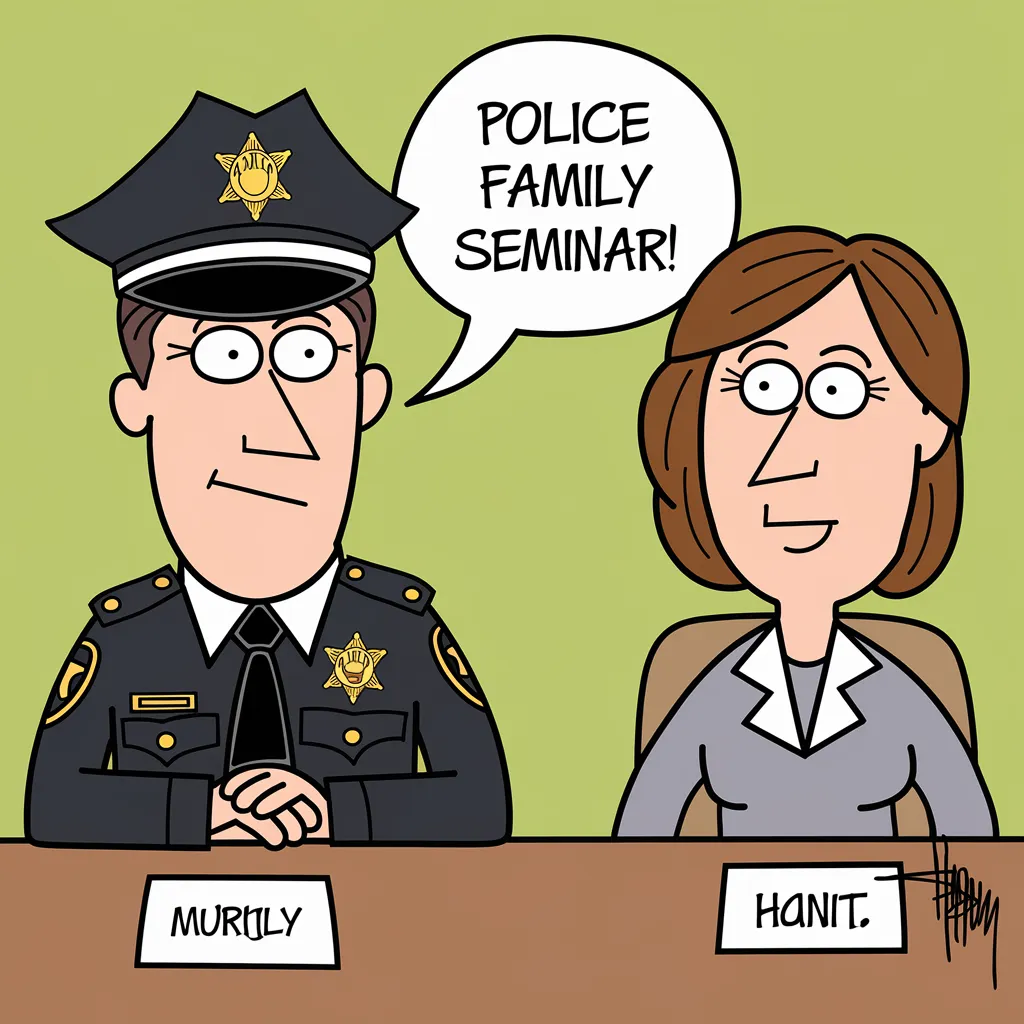 Gambar Kartun Polisi dan Bhayangkari, Menampilkan Kehidupan Sehari-hari yang Penuh Dedikasi dan Kasih Sayang 20 gambar kartun polisi dan bhayangkari 19