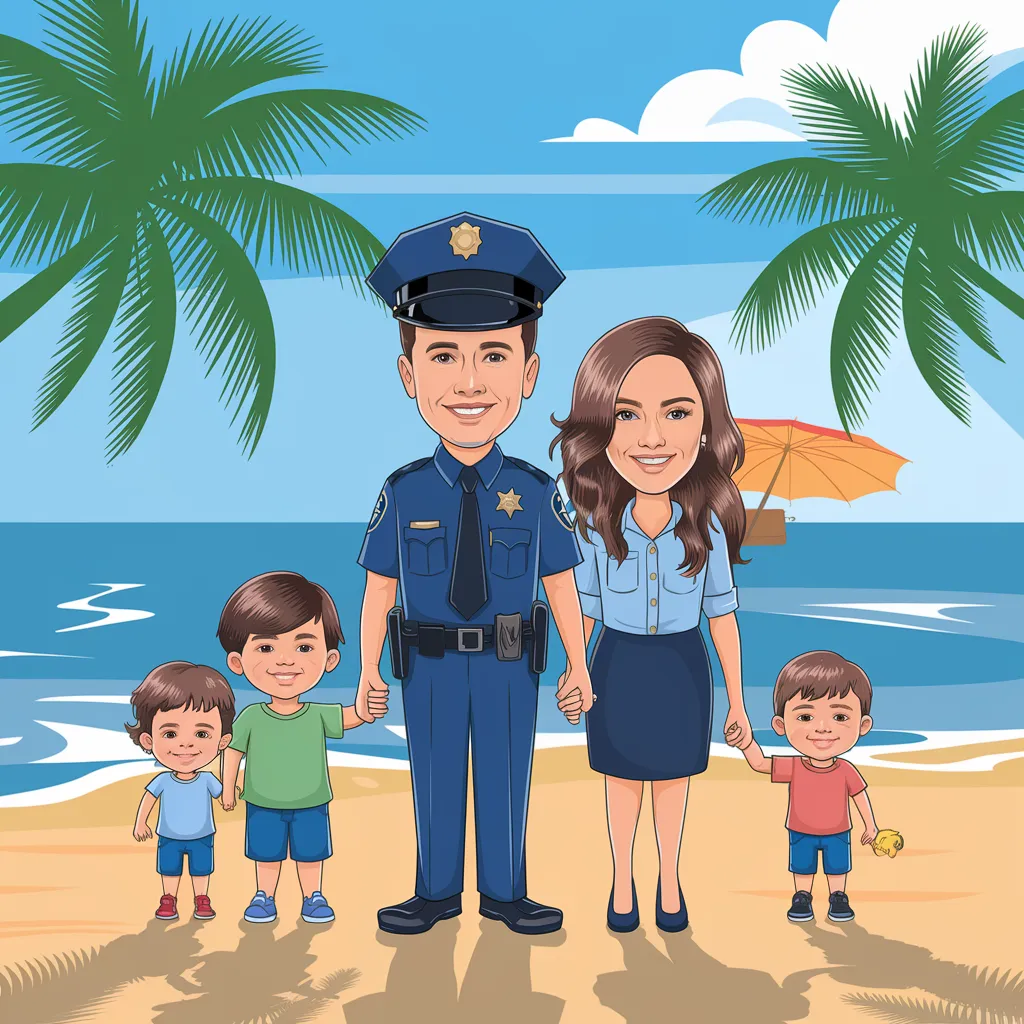 Gambar Kartun Polisi dan Bhayangkari, Menampilkan Kehidupan Sehari-hari yang Penuh Dedikasi dan Kasih Sayang 14 gambar kartun polisi dan bhayangkari 13