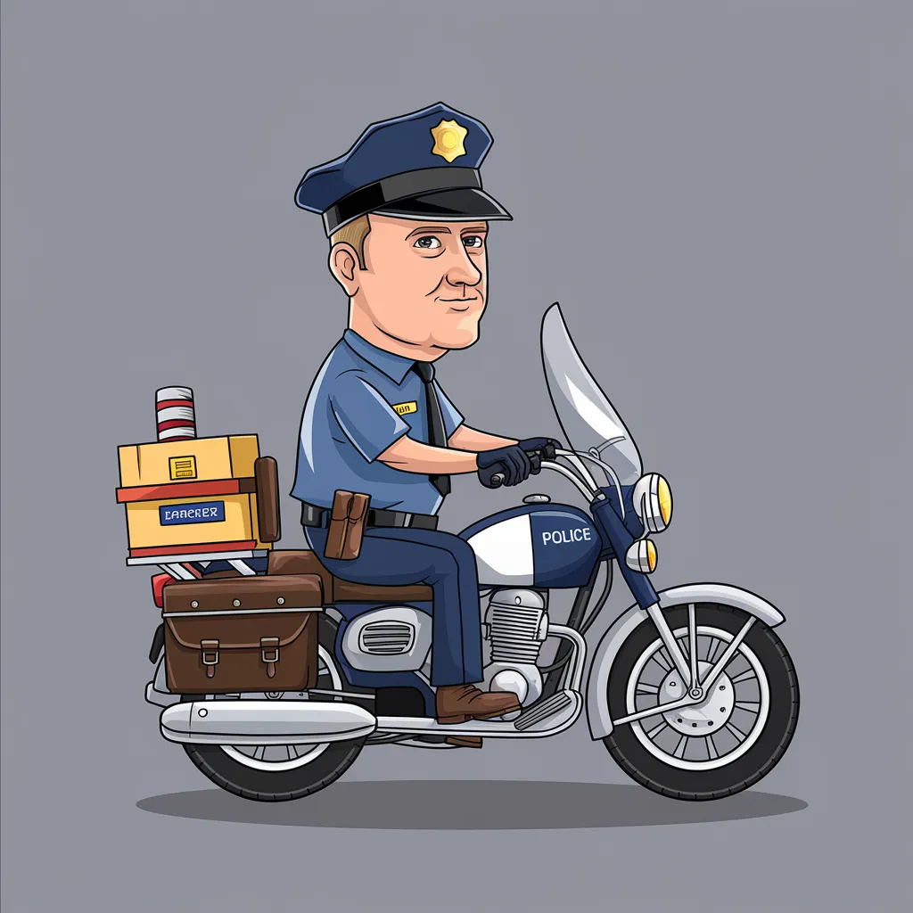 Gambar Kartun Polisi dan Bhayangkari, Menampilkan Kehidupan Sehari-hari yang Penuh Dedikasi dan Kasih Sayang 8 gambar kartun polisi dan bhayangkari 7