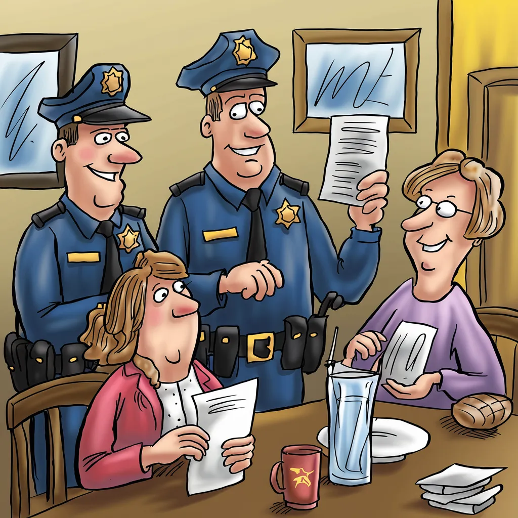 Gambar Kartun Polisi dan Bhayangkari, Menampilkan Kehidupan Sehari-hari yang Penuh Dedikasi dan Kasih Sayang 16 gambar kartun polisi dan bhayangkari 15